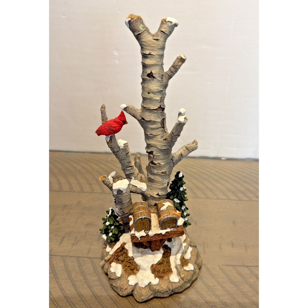 Dept 56 Village Birch Tree Cluster with Two Mailboxes #52631 Christmas